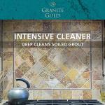 Granite Gold Grout Cleaner Spray with Brush for Stone, Ceramic, Glass & Colored Grout, 64 Fluid Ounces + 24 Fluid Ounces + 4 brushes
