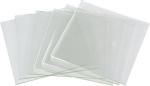System 96 4inch Clear Glass Squares - 6 Pack