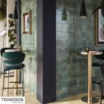Orleans Glazed 6x6 Green Artisanal Porcelain Tile – Square Wall & Floor Tile for Kitchen Backsplash, Bathroom, Pool, Accent Wall & Fireplace (1 Piece)