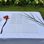 Unicoshape 12 Sheets Stained Glass Pack, 6" X 4" Cathedral Art Mosaic Glass Tiles, Mixed Clear