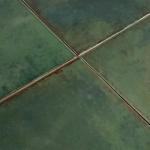 Orleans Glazed 6x6 Green Artisanal Porcelain Tile – Square Wall & Floor Tile for Kitchen Backsplash, Bathroom, Pool, Accent Wall & Fireplace (1 Piece)