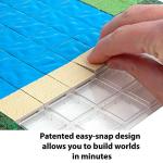 Monster Adventure Terrain- 50pc Limestone Tile Expansion Pack- Hand-Painted 1x1 - Tile Set- Amazing Tabletop Terrain in Minute- Customize Your D&D and Pathfinder Dungeons