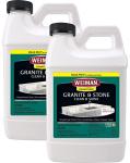 Weiman Disinfecting Granite Cleaner and Polish - 64 Ounce (2 Pack) Safely Cleans and Shines Granite Marble Quartz Quartzite Slate Limestone Corian Laminate Tile Countertop