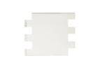 Daltile SimplyStick Mosaix 2" x 4" Limestone Peel and Stick Bevel Mosaic in Chenille White for Walls and Backsplashes | (12 PC Per Carton) (11.64 SQFT Per Carton)