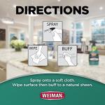 Weiman Disinfecting Granite Cleaner and Polish - 64 Ounce (2 Pack) Safely Cleans and Shines Granite Marble Quartz Quartzite Slate Limestone Corian Laminate Tile Countertop