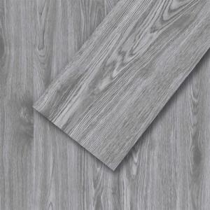 Mysflosy Peel and Stick Floor Tiles, Self-Adhesive Luxury Vinyl Flooring Plank, 6x36inch 36pack 54 Sq.Ft, Waterproof DIY Deep Wood Grain Planks Easy to Install for Kitchen, Living Room, Light Grey