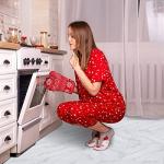 Spiareal 100Pcs Self Adhesive Peel and Stick Floor Tile 12 x 12 Inch Waterproof Vinyl Flooring Tile Sticker for Kitchen Bedroom Basement Bathroom(Marble Style)