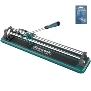 Seeutek Manual Tile Cutter, 17 inch Professional Porcelain Ceramic Tile Cutter, Double Rails Design Tile Cutter Tool with Tungsten Carbide Cutting Wheel