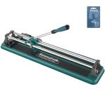 Seeutek Manual Tile Cutter, 17 inch Professional Porcelain Ceramic Tile Cutter, Double Rails Design Tile Cutter Tool with Tungsten Carbide Cutting Wheel
