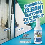 ZAP! Professional Tile & Grout Restorer | Cleans & Restores Porcelain, Fiberglass, Tile, & Grout Surfaces | Rust & Hard Water Remover | Kitchens & Bathroom Porcelain Sinks, Toilets, & Tubs