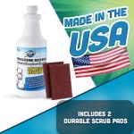 ZAP! Professional Tile & Grout Restorer | Cleans & Restores Porcelain, Fiberglass, Tile, & Grout Surfaces | Rust & Hard Water Remover | Kitchens & Bathroom Porcelain Sinks, Toilets, & Tubs