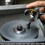 uxcell Diamond Sanding Grinding Disc, 12-Inch (300mm) Grit 240 No Center Hole, Flat Lap Disk Polishing Discs Abrasive Wheel for Gemstone Tile Porcelain Glass Stone Metal