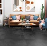 Livelynine 16-Pack Retro Peel and Stick Floor Tile Concrete Slate Gray Vinyl Flooring Stick on Floor Tiles for Bathroom Kitchen Bedroom Waterproof Removable Sticky Laminate Flooring Sheets 12X12 Inch