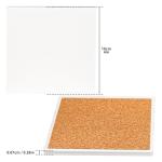 IHDYPPEW 50 Pack 4 x 4 Inch Square Ceramic Tiles for Crafts, Blank Ceramic Coasters with Cork Backing Pad, Perfect for Painting, Alcohol Ink, Acrylic Pouring - DIY Coaster(Unglazed)