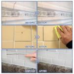 Tile Repair Kit, Ceramic Tile Chip Repair Kit(White), Floor Cracked Tile Repair Filler - Quickly Fix Tile Chips, Cracks with Super Strong Adhesion for Porcelain, Ceramic, Acrylic, Fiberglass, Enamel