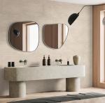 Dumawall+ Waterproof Wall Tiles, Easy-to-Install, Tongue & Groove System, UV Resistant, Strong & Durable | No Grouting, Cut with Hand Tools, Brussels Limestone (8 Pack)