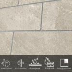 COLAMO Luxury 10Pack Beige Peel and Stick Backspash for Kitchen,Stick On Wall Tiles for Bathroom Living Room Accent Wall Decor Sticky 3D Backsplash Tiles,Self Adhesive Large Faux Stone Subway Tile