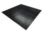 Tenedos 8x8 Matte Black Porcelain Tile for Floor and Wall Use – Box of 4 Tiles Covering 1.7 Sqft – Ideal for Bathroom Walls, Kitchen Backsplash, and Accent Areas