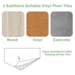 18 Sq. Ft Floor Tiles Peel and Stick Vinyl Floor 36 x 6 inch Luxury Self Adhesive Waterproof Flooring Planks DIY for Kitchen, Living Room, Shops, RV, Wood Look Plank, 12-Pack, Nature Gray