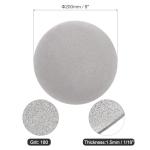 uxcell Diamond Sanding Grinding Disc, 8-Inch (200mm) Grit 180 No Center Hole, Flat Lap Disk Polishing Discs Abrasive Wheel for Gemstone Tile Porcelain Glass Stone Metal