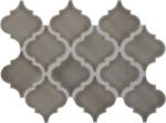 MSI Glazed Arabesque Ceramic Wall Tile for Bathroom, Kitchen Backsplash, Shower Wall Tile, and Accent Wall Tile 10.83 in. x 15.5 in. Mesh-Mounted Mosaic Tile, Dove Gray (11.7 sq.ft./case)