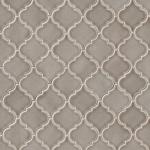MSI Glazed Arabesque Ceramic Wall Tile for Bathroom, Kitchen Backsplash, Shower Wall Tile, and Accent Wall Tile 10.83 in. x 15.5 in. Mesh-Mounted Mosaic Tile, Dove Gray (11.7 sq.ft./case)