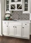 MSI Glazed Arabesque Ceramic Wall Tile for Bathroom, Kitchen Backsplash, Shower Wall Tile, and Accent Wall Tile 10.83 in. x 15.5 in. Mesh-Mounted Mosaic Tile, Dove Gray (11.7 sq.ft./case)
