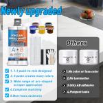 Granite and Quartz Countertop Chip Repair Kit, Tile & Fiberglass Porcelain Repair Kit,Marble Tub Repair Kit to Quickly Fix Cracks Ceramic Corian Bathtub Sink Toilet Dents Holes Scratchs