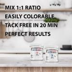 LamLock RocketGel 25 Minute Professional Epoxy Countertop Kit for Granite, Tile, and Quartz Countertop Repair Kit, Tile Crack Repair, Chips and Fills Epoxy Grout