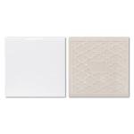 MR.R 8 Pack Sublimation Blanks 4x4 White Glossy Ceramic Tiles Crafts for Heat Press Transfer Printing Customized Photo Frame Novelty for Wedding, Birthday Gift, Decoration (10x10cm)