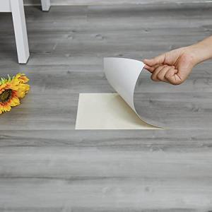20-Pack 30 Sq.Ft Peel and Stick Floor Tile, Natural Grey Wood Grain Look, Self Adhesive and Waterproof Vinyl Flooring for Transfer Bathroom, Kitchen, Living Room, Bedroom