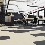 Lucida Surfaces Luxury Vinyl Floor Tiles | Glue Down Adhesive Flooring | Textured Look Plank | FabCore Fabric Weave | Single Sample Tile