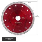 Casaverde 6 inch Porcelain Cutting Blade Diamond Cutting Blade for Granite Marble Ceramic Tiles