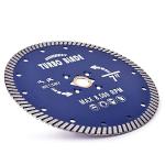 7" Diamond Turbo Blade Granite Diamond Blade for Granite Marble Porcelain Tile Wet/Dry Cutting