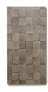 Lucida Surfaces Luxury Vinyl Floor Tiles | Glue Down Adhesive Flooring | Textured Look Plank | FabCore End Grain Blocks | Single Sample Tile
