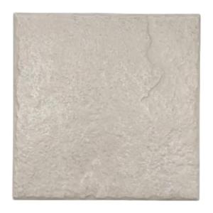 Tenedos Arctic Ivory Square 6x6 Ceramic Wall Tile Textured Matte, Kitchen Backsplash, Pool, Bathroom Shower, Accent Decor, Fireplace Surround (Box of 12.5 Square feet (50 Pieces))