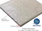 Tenedos Arctic Ivory Square 6x6 Ceramic Wall Tile Textured Matte, Kitchen Backsplash, Pool, Bathroom Shower, Accent Decor, Fireplace Surround (Box of 12.5 Square feet (50 Pieces))