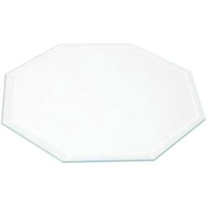 Plymor 6" Octagon, 3mm Thick Beveled Clear Glass