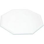 Plymor 6" Octagon, 3mm Thick Beveled Clear Glass