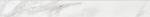 Daltile Perpetuo 3" x 24" Marble Look Porcelain Floor Bullnose Trim in Polished Brilliant White | (Sold by The Piece)