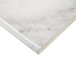 Daltile Perpetuo 3" x 24" Marble Look Porcelain Floor Bullnose Trim in Polished Brilliant White | (Sold by The Piece)