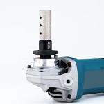 Diamond Coated Finger Bit, 3/4" Tile Milling Bit to Enlarge Grind Polish Shape Holes on Porcelain Ceramic Marble Granite Tile Countertop, with 5/8-11 Thread to 3/8" Hex Shank Adapter, Diameter 20mm