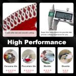 3 Pcs/Lot 4.5" Tile Blade Super Thin Porcelain Diamond Saw Blade for Porcelain Tile Granite