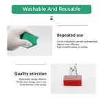 MORESUPERHARD Diamond Hand Polishing Pads 4Pcs - Diamond Sanding Block with Foam Backing for Sanding Tile, Glass, Stone, Concrete, Granite, Marble - Dry/Wet Sanding Pads 60,120,200,400# Grit