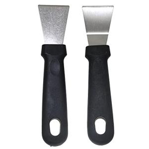 GEiNNOVA Ice Scraper refrigerator Icebox frost Shovel Glass/Tile/wall/floor Adhesive Remover with stainless steel blade 2 pack