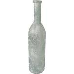 Deco 79 Recycled Glass Handmade Decorative Vase Frosted Spanish Bottle Centerpiece Vase, Flower Vase for Home Decoration 7" x 7" x 29", Clear