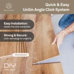 HOLNURY Coastal Living Supreme 8.67" x 5" x 0.28" Luxury Vinyl Plank Flooring Tile - Waterproof, Easy Click Lock, 20mil Wear Layer, Embossed, Antique Oak Look - Sample