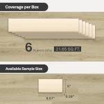 HOLNURY Coastal Living Supreme 8.67" x 5" x 0.28" Luxury Vinyl Plank Flooring Tile - Waterproof, Easy Click Lock, 20mil Wear Layer, Embossed, Antique Oak Look - Sample