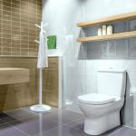 10-Pack Peel and Stick Wave White Marble Tiles (11.8" x 11.8") – 9.8 Sq. Ft. Waterproof PVC Shower & Backsplash Tiles for Bathroom, Kitchen, and Living Room – Self-Adhesive, Easy Installation