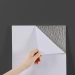 Haimin Wall Panels Peel and Stick 10 Pieces 23.6x11.8in (19.4 Sq. Ft. Coverage) Lightweight Backsplash Marble Look Tile (not Real Marble) Ideal for Kitchen Bathrooms Living Rooms Bedrooms (White-JSB)